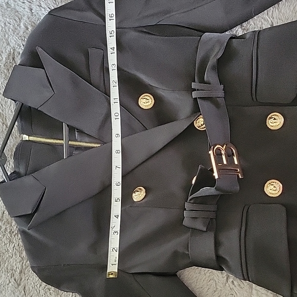 Balmain inspired long blazer/mini dress - Picture 6 of 7